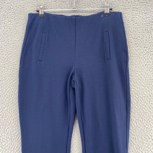 Chicos Pants Womens 0 US 4 Juliet Navy Ankle Ponte Stretch Pull On Everyday Work - Picture 2 of 12